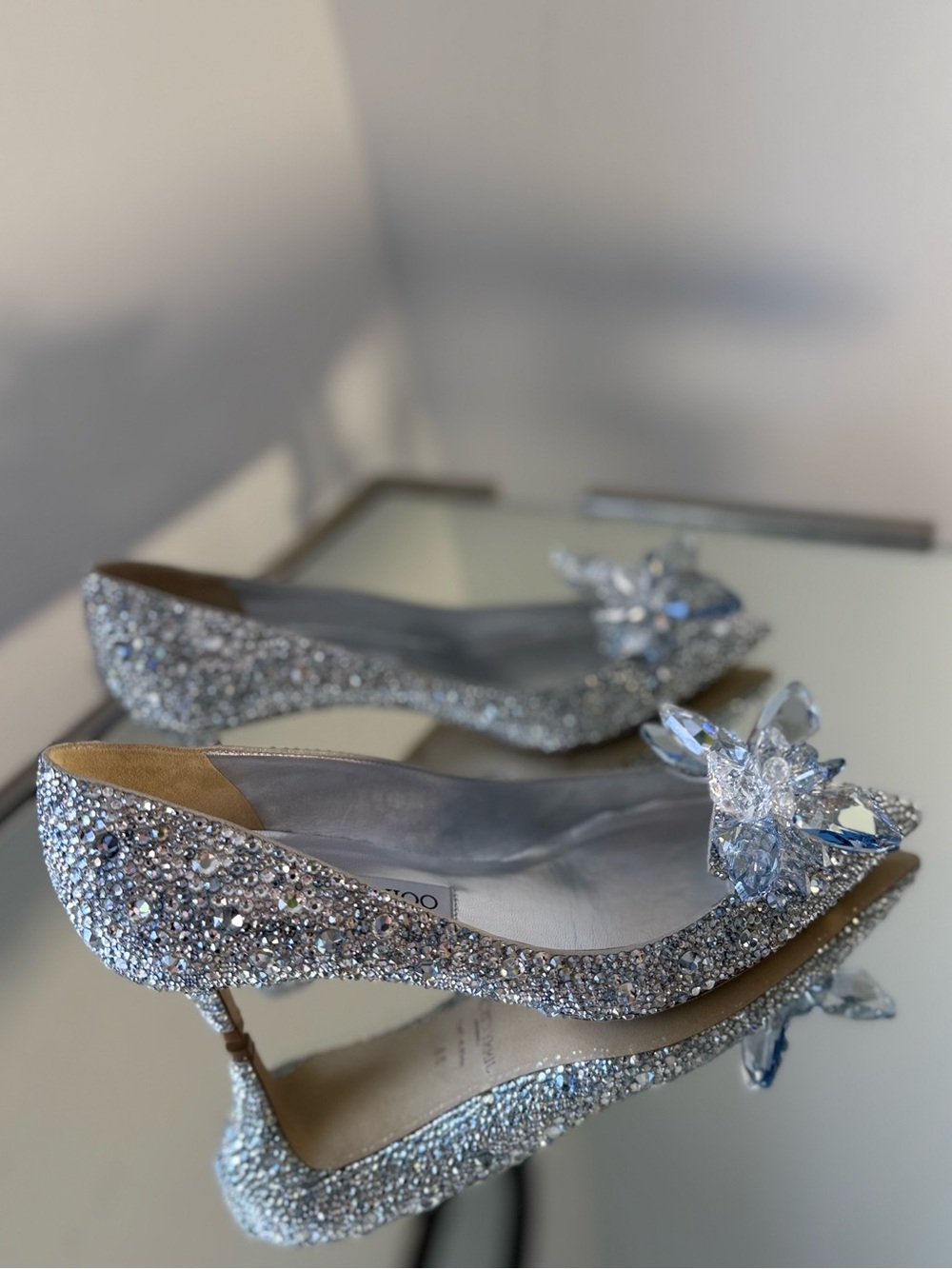 New Jimmy Choo Allure Crystal Covered Pointy Toe Pumps $4,900 38 - Picture 10 of 15